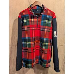 Nautica Men's Blue Water Challenge Plaid Sweatshirt XL